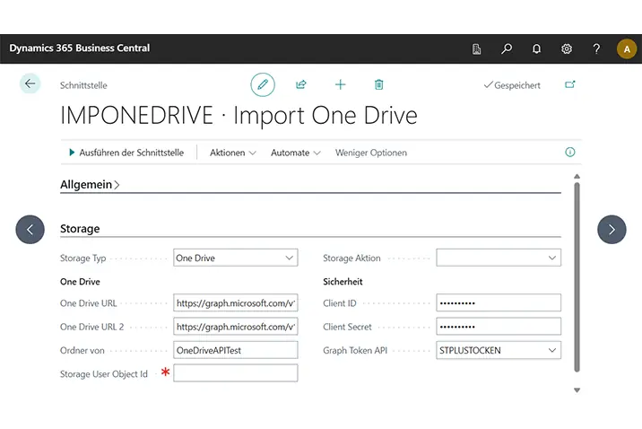 Content Apps Connect Storage Plus One Drive