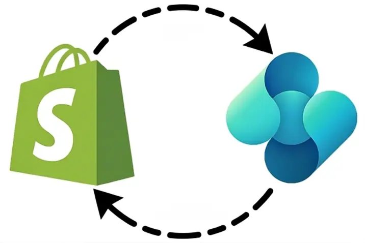 Logo Business Central und Shopify