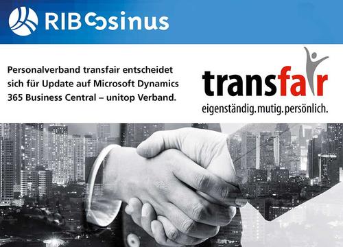 Update Microsoft Dynamics 365 Business Central Gewerkschaft transfair 