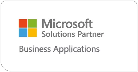 Microsoft Solution Partner Business Applications farbe Logo RIB Cosinus