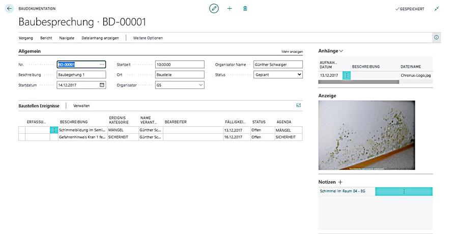 Bausoftware Megabau für Baudokumentation für die Baubranche