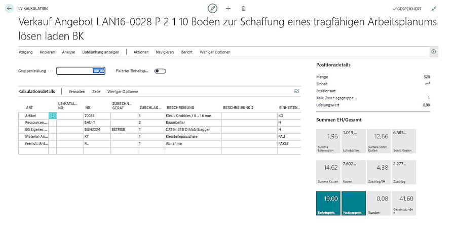 Bausoftware Megabau für Kalkulation für das Bauhauptgewerbe und Baunebengewerbe