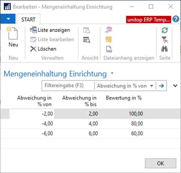 ERP Software Microsoft Dynamics NAV Modul Lieferantenbewertung Bild 1