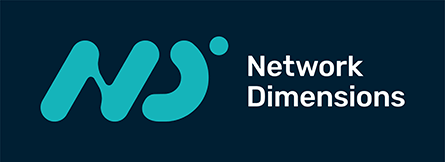Logo Network Dimensions Bausoftware long RGB invers